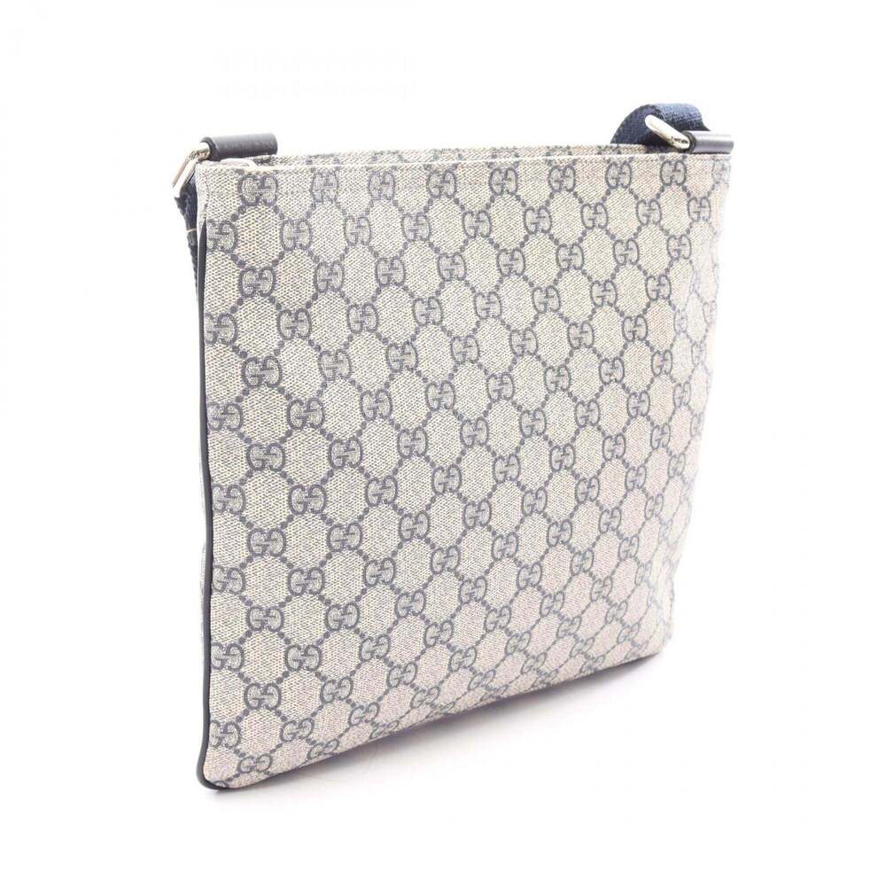 GUCCI Cream Coated Canvas Shoulder Bag - Picture 2 of 7